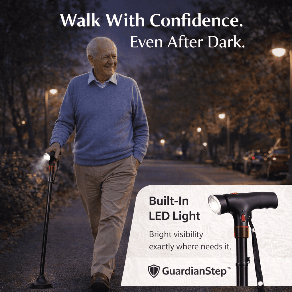 GuardianStep™ מקל ההליכה המתקדם