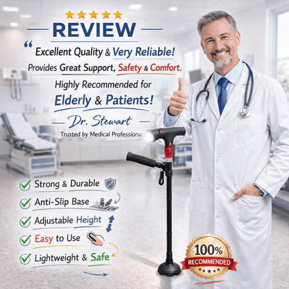 GuardianStep™ מקל ההליכה המתקדם