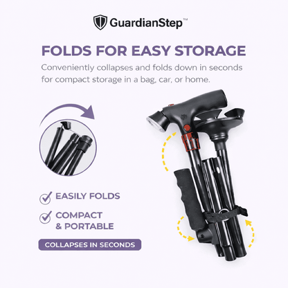 GuardianStep™ מקל ההליכה המתקדם